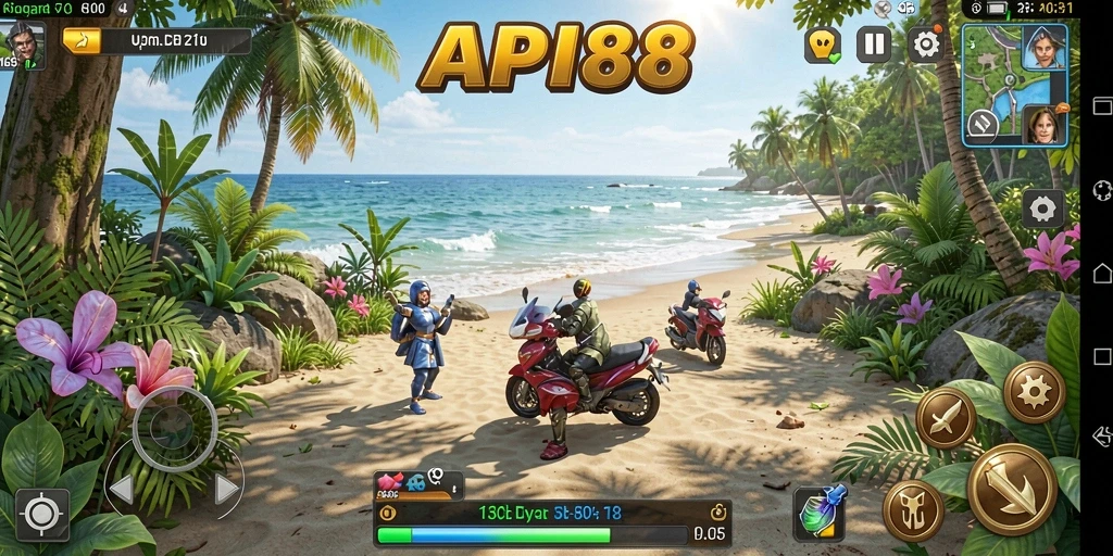 Tangkapan layar dari gameplay API88 yang menunjukkan simulasi kehidupan yang interaktif.