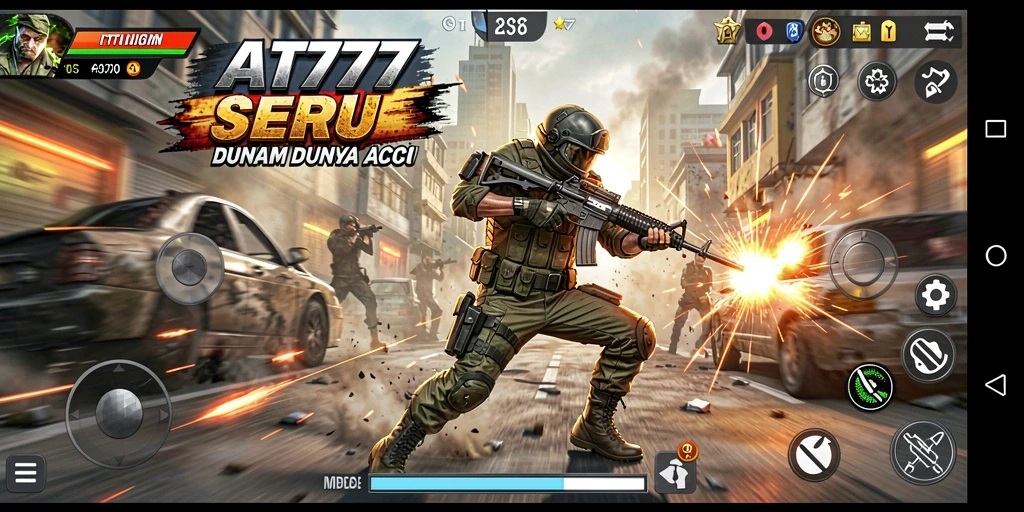 Tangkapan layar gameplay AT777 yang menampilkan aksi mendebarkan.