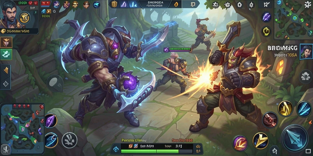 Tampilkan aksi seru dalam gameplay MOBA BIGMSG.