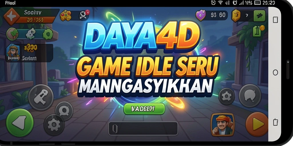 Screenshot utama DAYA4D menampilkan gameplay Idle yang menarik.