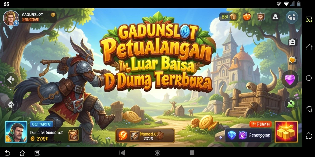 Tampilan gameplay menarik dari GADUNSLOT di dunia terbuka.