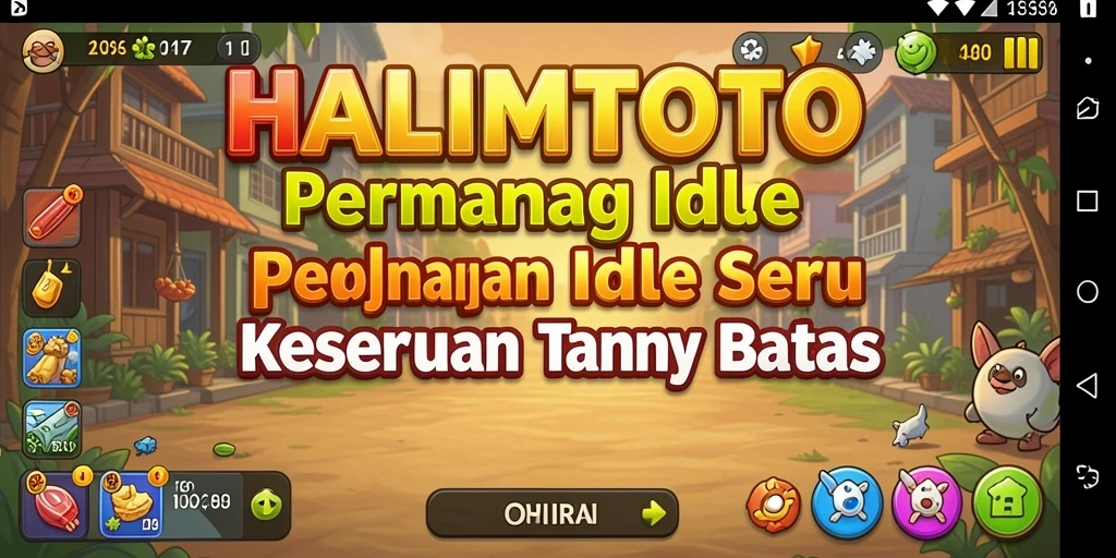 Tampilan gameplay HALIMTOTO yang menarik dan interaktif.
