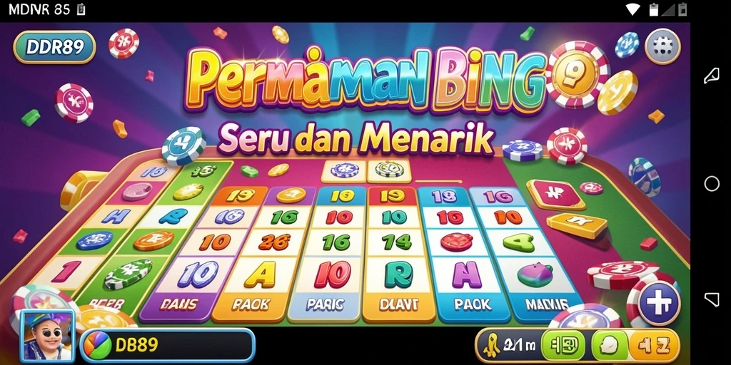 Tampilan menarik gameplay Bingo di IDR89 yang penuh keseruan.