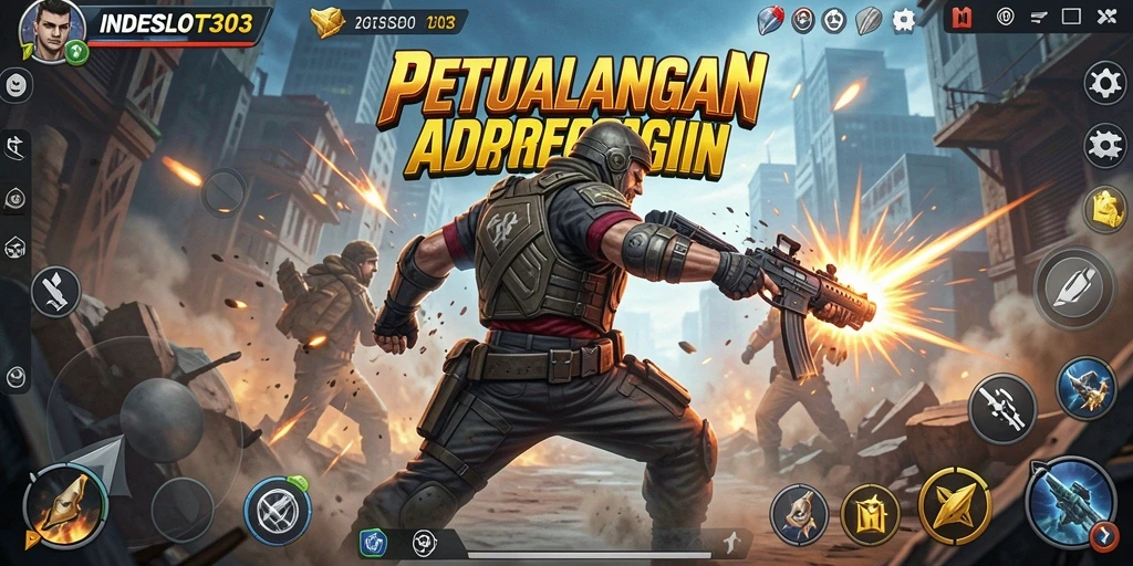 Gameplay Action mendebarkan dari INDESLOT303, penuh dengan tantangan.