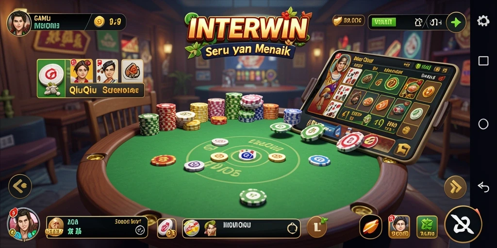 Tampilan menarik dari gameplay seru QiuQiu.