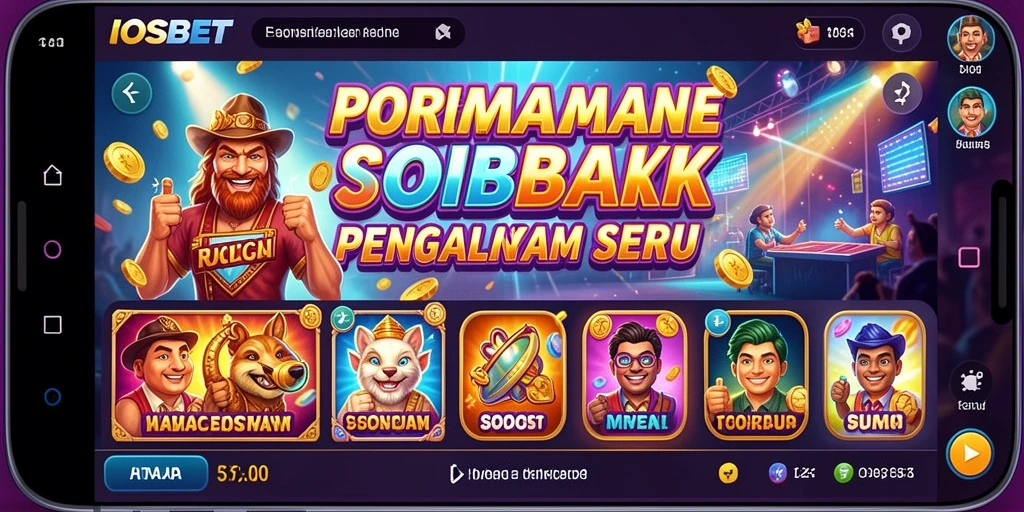 Tampilan gameplay seru dari aplikasi Slot IOSBET.