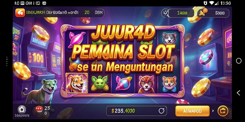 Gameplay JUJUR4D yang seru dan mengasyikkan dalam permainan Slot.