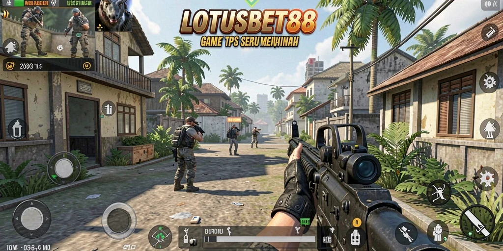 Tampilan gameplay LOTUSBET88 yang mendebarkan dan penuh aksi.