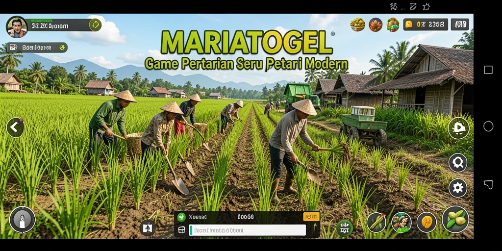 Gameplay pertanian yang menarik dan penuh warna di MARIATOGEL.