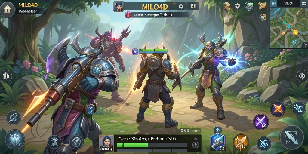 Tampilan gameplay menarik dalam MILO4D dengan aksi SLG yang mendebarkan.