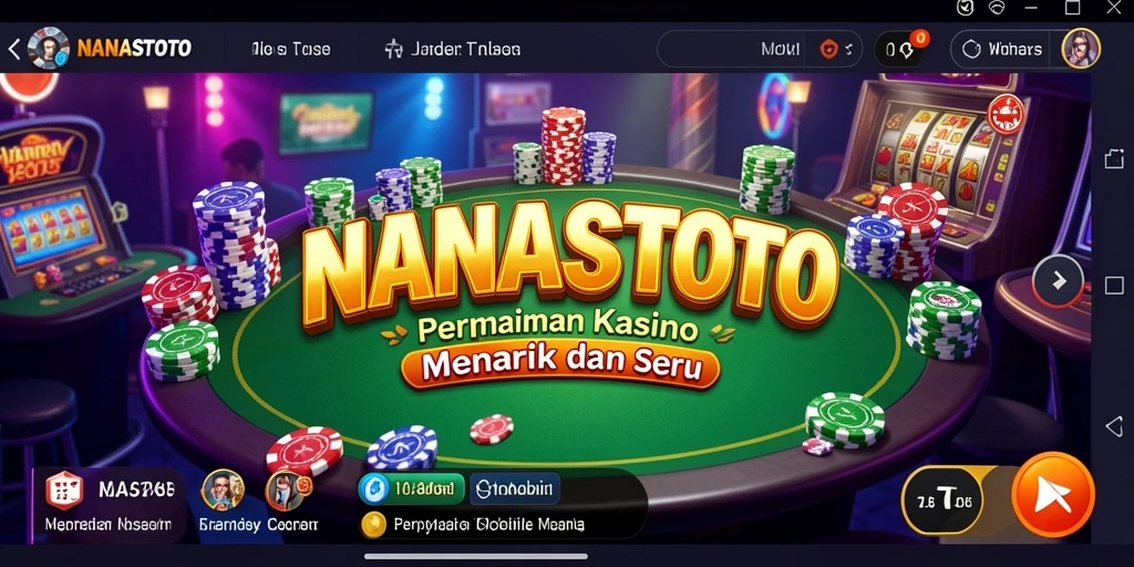 Screenshot gameplay <strong>NANASTOTO</strong> menampilkan keseruan permainan Kasino.
