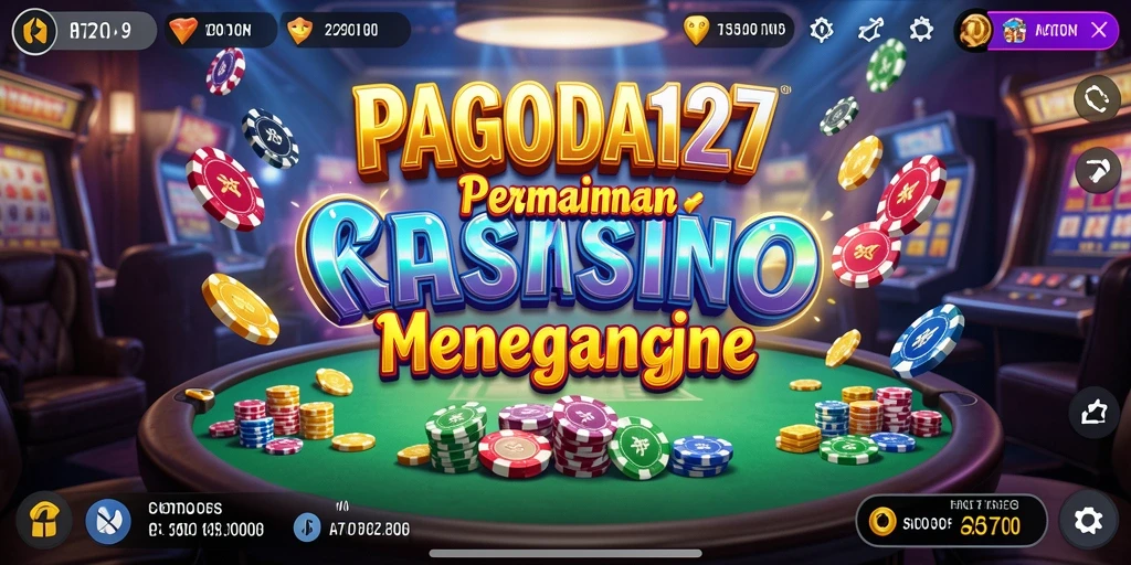 Menampilkan gameplay seru dari PAGODA127 di Kasino.
