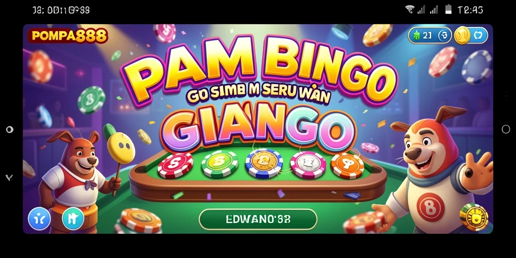 Tampilan gameplay Bingo yang seru dan interaktif di POMPA88.