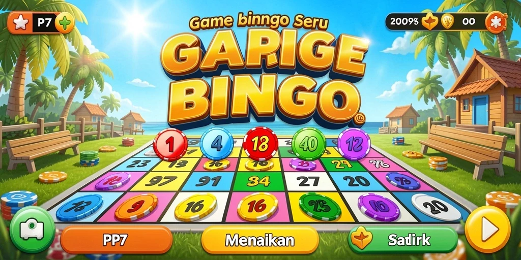 Tampilan gameplay Bingo di PP7 yang seru dan interaktif.