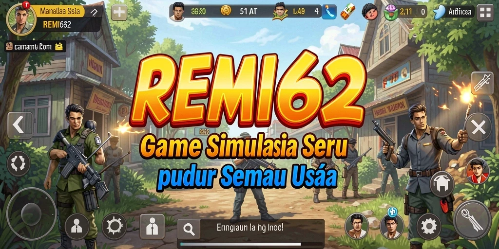 Tampilan gameplay seru dalam REMI62 yang memikat.
