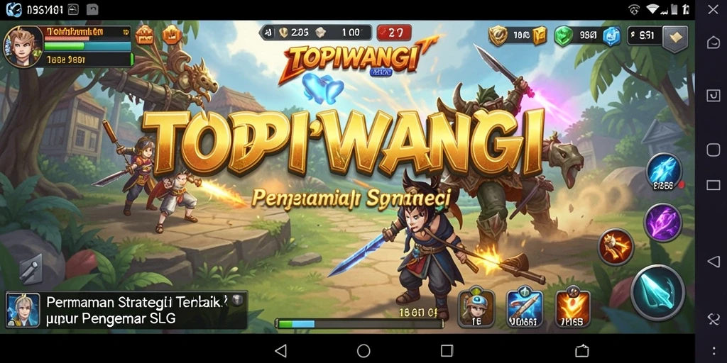 Tangkapan layar menunjukkan pengalaman gameplay menegangkan di TOPIWANGI.