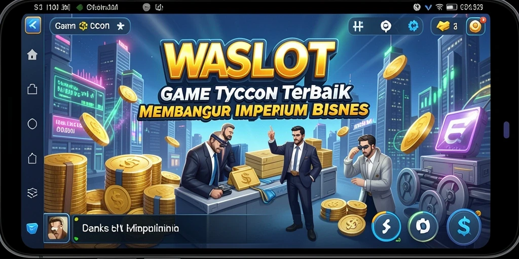 Screenshot utama WASLOT menunjukkan gameplay Tycoon yang mengasyikkan.